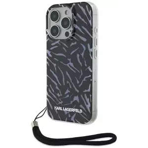 Tok Karl Lagerfeld KLHCP16LHZBPKCCU iPhone 16 Pro 6.3" purple Zebra With Cord (KLHCP16LHZBPKCCU) kép