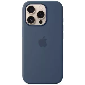 Tok Apple iPhone 16 Pro Silicone Case with MS - Denim kép