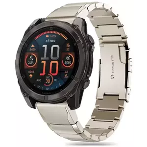 Óraszíj TECH-PROTECT STEELBAND GARMIN FENIX 5 / 6 / 6 PRO / 7 / 8 (47 MM) / E TITANIUM (5906302376957) kép