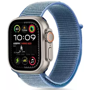 Óraszíj TECH-PROTECT NYLON APPLE WATCH 6 / 7 / 8 / 9 / 10 / SE / ULTRA 1 / 2 (44 / 45 / 46 / 49 MM) BABY BLUE (5906302370771) kép