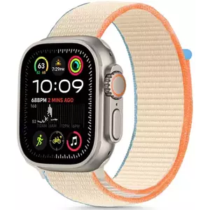 Óraszíj TECH-PROTECT NYLON APPLE WATCH 6 / 7 / 8 / 9 / 10 / SE (40 / 41 / 42 MM) CREAM (5906302370719) kép