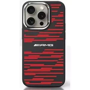 Tok AMG AMHMP16S24SSRRK iPhone 16 6.1" black/red hardcase Silicone Graphics MagSafe (AMHMP16S24SSRRK) kép