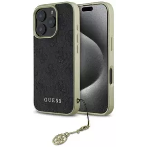 Tok Guess GUHCP16LGF4GGR iPhone 16 Pro 6.3" black hardcase 4G Charms Collection (GUHCP16LGF4GGR) kép