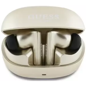 Fejhallgató Guess Bluetooth Headphones GUTWST88MCTGD TWS + Docking Station Gold Capsule Printed Logo (GUTWST88MCTGD) kép