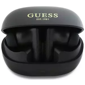 Fejhallgató Guess Bluetooth Headphones GUTWST88MCTGK TWS + Docking Station Black Capsule Printed Logo (GUTWST88MCTGK) kép