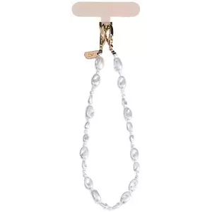 medál UNIQ Coehl Perla Handstrap universal hand phone strap white/white pearl (UNIQ-PERLA-HPWHT) kép