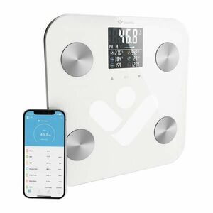 TrueLife FitShape S6 BT, smart diagnosztikai személymérleg, fehér kép