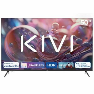 KIVI TV 50U760QB, 50" (127 cm), HD LED TV, AndroidTV, fekete kép