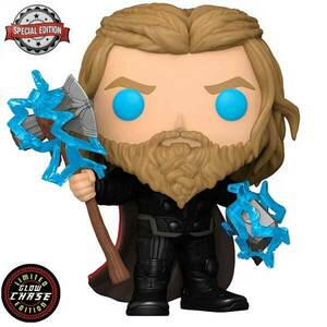 POP! Avengers Endgame: Thor (Marvel) Special Kiadás (Glows in The Dark) CHASE - PC kép