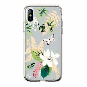 Comma tok Butterfly Crystal Flower Series for iPhone XS Max, fehér kép