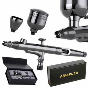 Prémium modellező airbrush festőpisztoly 0.3 mm-es fúvókával, 2 tartállyal Technic X301 kép