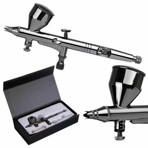 Professzionális airbrush festőpisztoly horganyzott rézből 0, 3 mm-es fúvókával Technic X302 Grey kép