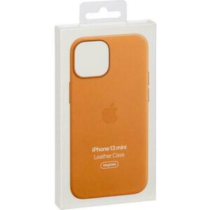 iPhone 13 mini Leather MagSafe cover golden brown (MM0D3ZM/A) kép