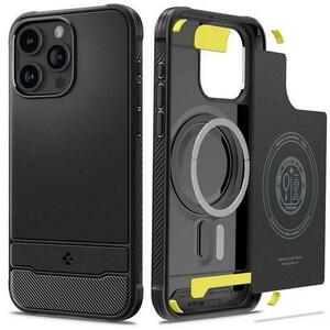 Apple iPhone 15 Pro Max Rugged Armor silicone case black (ACS06561) kép