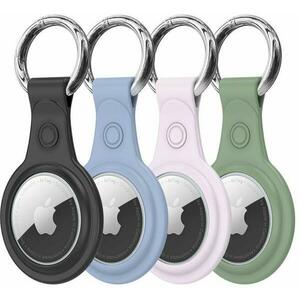 Leather Key Ring AirTag 4 pack - multicolor kép