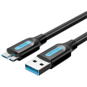 USB kábel Micro USB 3m, fekete kép