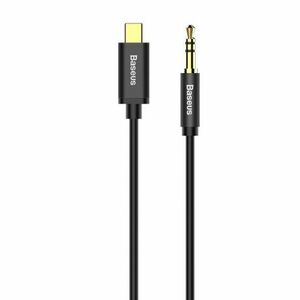 Baseus Yiven audio kábel USB-C / 3.5mm jack 1.2m, fekete (CAM01-01) kép