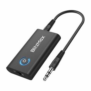 Blitzwolf BT05 Bluetooth Transmiter 3.5mm jack, fekete (BT05) kép