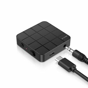 BlitzWolf BW-BL2 Bluetooth adó / vevő 3.5mm jack, fekete (BW-BL2) kép