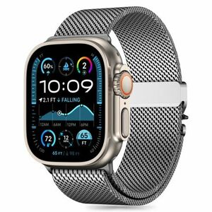 Tech-Protect Milano szíj Apple Watch 44/45/46/49mm, silver kép