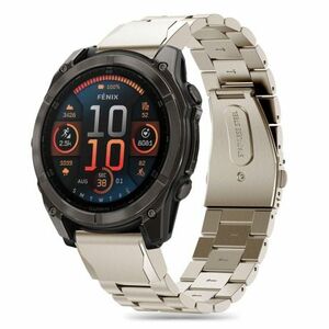 Tech-Protect Stainless szíj Garmin Fenix 5x / 5x Plus / 6x / 6x Pro / 7x / 8 51mm, titanium kép