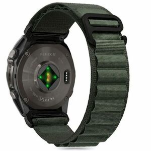 Tech-Protect Nylon Pro szíj Garmin Fenix 5x / 5x Plus / 6x / 6x Pro / 7x / 8 51mm, olive kép