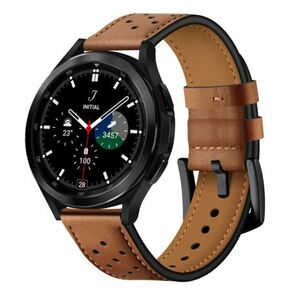 Tech-Protect Leather szíj Samsung Galaxy Watch 4 / 5 / 5 Pro / 6, brown kép