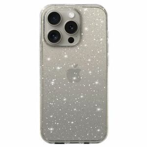 MG Crystal Glitter tok iPhone 16, ezüst kép