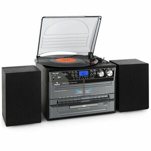 Auna TC-386WE, sztereó készülék, USB, MP3, magnetofon kép