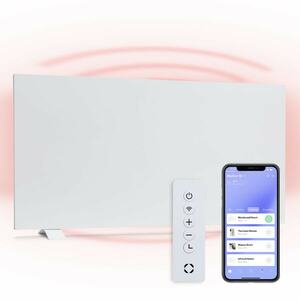 Klarstein Taal Smart, hibrid infravörös hősugárzó, 105 x 56 cm, 750 W, heti időzítő, IP25 kép