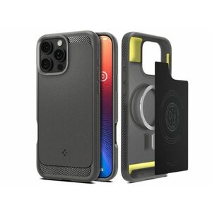 SPIGEN RUGGED ARMOR szilikon telefonvédő Iphone 16 Pro-hoz (ACS08116) szürke kép