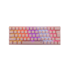 White Shark W029928 WAKIZASHI-P/BL-US pink mechanikus gamer billentyűzet, kék kapcs. (angol) kép