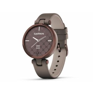 GARMIN Lily okosóra - Classic Edition (010-02384-B0) sötét bronz, paloma színű tok és bőrszíj kép