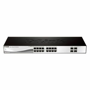 D-Link DGS-1210-20 10/100/1000 16+ 4 Portos Menedzselhető Switch kép