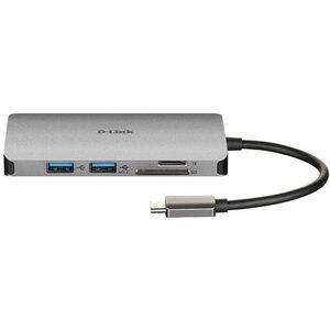 D-Link 6-in-1 3 portos USB Hub + HDMI + Kártyaolvasó (DUB-M610) kép