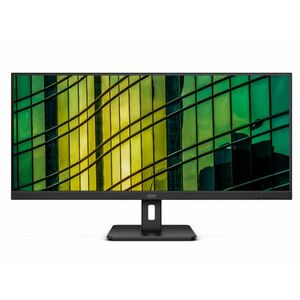 AOC 34 Wide QHD VA monitor (U34E2M/BK) fekete kép