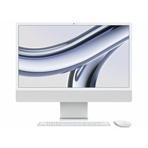 Apple iMac 24 (2023) M3 8C CPU/8C GPU, 256GB (MQR93MG/A) Ezüst kép