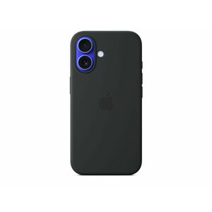 Apple iPhone 16 Accessory (MYY13ZM/A) Silicone Case with MagSafe - Black kép