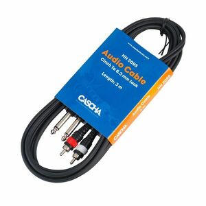 Cascha Audio Cable Stereo 3 m 6, 3 mm kép