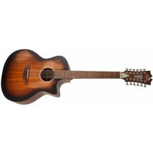 D'Angelico Fulton LS Grand Auditorium 12-String CE Aged Mahogany kép