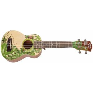 Cascha Soprano Ukulele Leafy kép