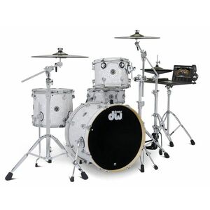 DWe 4-Piece White Marine Pearl Finish Ply Kit kép