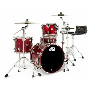 DWe 4-Piece Black Cherry Metallic Lacquer Kit kép