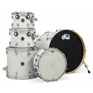 DWe 5-Piece White Marine Pearl Finish Ply Shell Kit kép