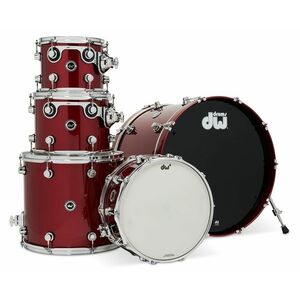 DWe 5-Piece Black Cherry Metallic Lacquer Shell Kit kép