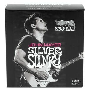 Ernie Ball John Mayer Silver Slinky kép