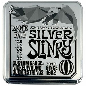 Ernie Ball John Mayer Silver Slinky 3-pack Tin kép