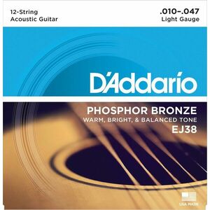 D'Addario EJ38 Akusztikus gitárhúrok kép