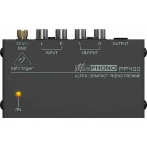 Behringer PP400 Black Lemezjátszó előerősítő kép