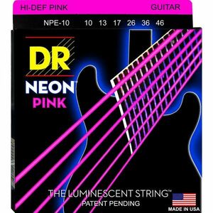 DR Strings NPE-10 Neon Elektromos gitárhúrok kép